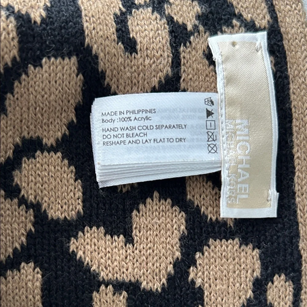 Michael Kors Leopard Print Scarf